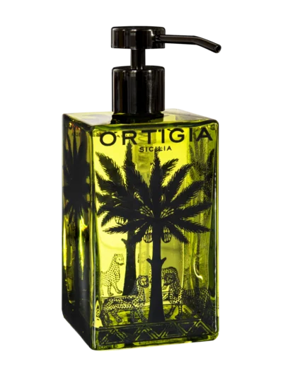 liquid soap 300ml glass green